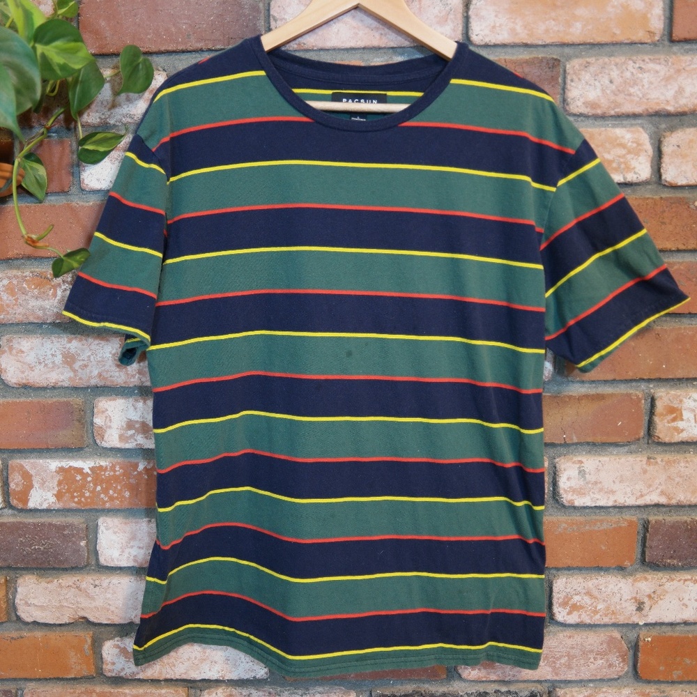 good boy, striped t-shirt